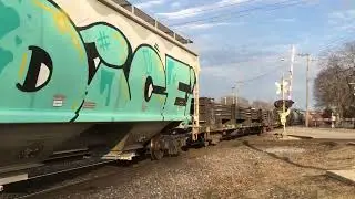Westbound UnionPacific Manifest Hits the Diamond&rsquo;s at JB TOWER.