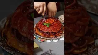 Ombre Citrus Upside-down Cake #food