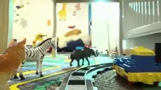 Video for Kids Learning Animals and Objects - Lego Onboard Camera