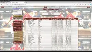 PAFL Free Agent Rules and info 2024
