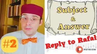 Subject & Answer - Reply to Rafał The Rule of the Octave
