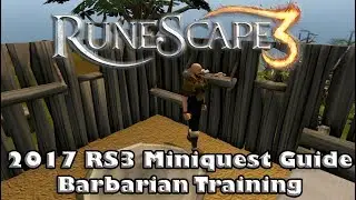 RS3 Miniquest Guide - Barbarian Training - How to gain access to the Ancient Caverns!
