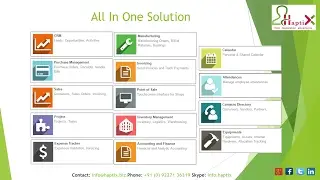 All In One Solution - CRM, Sales, Manufacturing, Accounting, Inventory and many more