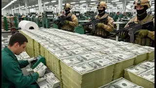 How Money Is REALLY Made 💵 Inside the $100 BILLION Dollar Printing Factory Shocking Process
