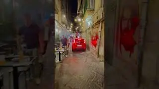 The wildest driving in Napoli, Italy #travel #napoli #italy