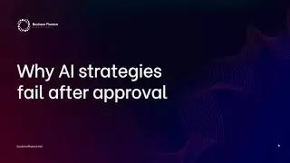 Why AI Strategies Fail After Approval