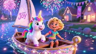Unicorn Festival Street 🦄🎉   Fun Kids Adventure   Preschool Learning Video