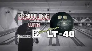Bowling With Johnny Petraglia LT48 1978 Brunswick 16lb Rubber #BowlingWithRelics Ball View Vic Amann