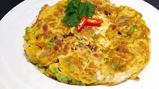 How To Make Simple Pan-Fried Onion Eggs | Healthy, Simple & Delicious!  5-Minute Breakfast GO-TO!