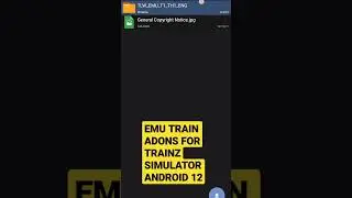 how to download emu train in TRAINZ simulator Android 12 #tranding #video #trainz #android #popular
