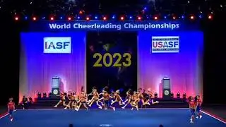 Famous Superstars Gold at Cheerleading Worlds Finals 2023