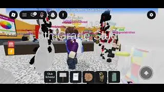 Painting Snowman in Keystone Middle School on Roblox ☃️🏫