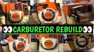 Don't Buy New! Rebuild Your Stihl Trimmer Carburetor FS460 FS410 FS350 FS300 FS120 FS400 FS100 FS56