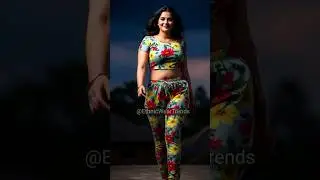 ✨🌸 Flower print  Top&ndash;Flower print Contemporary Ethnic Fashion For Modern Women | #EthniqDrapora
