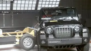Mahindra Thar crash test:: Pass. Thar score 4 stars out of 5.