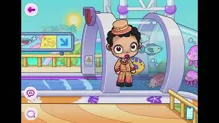The celebrities go to the water park 