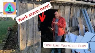Building My Dream Workshop in France starts here…..