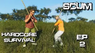 Scum 1.0 Hardcore Server (Meat Grinder) - Survival Series EP 2 (New Build and Start)