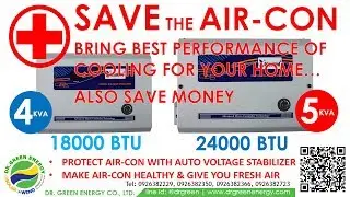 Dr. Green Energy - Unbox the Special Auto Voltage Stabilizer for Air-Conditioners (1.5Tons & 2Tons)