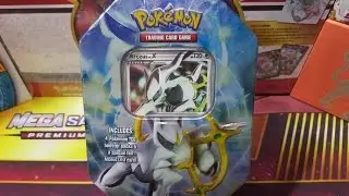 Pokemon Arceus Lv. X Tin Opening - Vintage Pokemon Cards