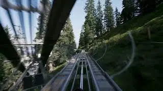 (4K) POV Roller Coaster Ride | Optokinetic Training for Concussion, Dizziness, Motion Sensitivity