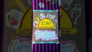 labour day card #activitycorner #ytshorts#labourday #kourstudio