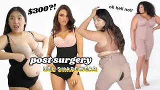 MIDSIZE BODY TRYING *POST SURGERY BBL* SHAPEWEAR (big fail!!)