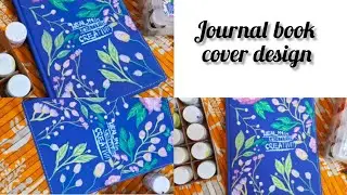 Journal Book cover design ​ || diy project of artipalatte || #aesthetic #diy #diycraft #acrylic