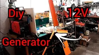 Test of a home-made wind farm. DIY