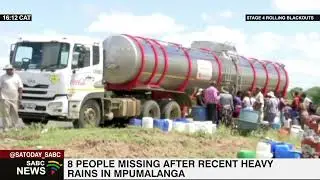 Eight people missing, water treatment plants damaged in Mpumalanga due to floods