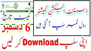 Assistant Election Commissioner Roll Number Slips Upload on ECP Website