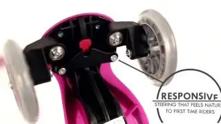 Globber 3 Wheel Scooter Product Features