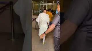 Nayanthara heads to home from Mumbai #nayanthara #nayan