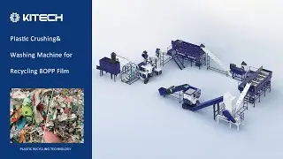 Plastic Crushing& Washing Machine for BOPP Film Recycling | Kitech Machinery
