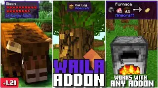 👀WAILA ADDON for BEDROCK | MINECRAFT PE +1.21 #addons