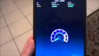 Тест скорости Wi-Fi Comcast 150 Мбит/с