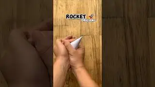 How To Make Paper Rocket Origami 🤗🚀 , Easy Paper Airplane,Viral Loud Paper Rocket #craft​ #shorts​
