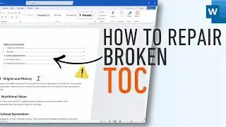 Why Your Word Table of Contents Is Wrong (Fix Broken Headings Fast)