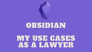 How I Use Obsidian as a Lawyer