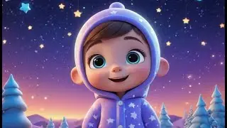 Shiny Stars in the Sky | Magical Star Song for Kids | Nighttime Adventure Rhyme