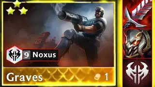 9 Noxus Graves ⭐⭐⭐ 3 Star | Unbalanced Noxus Comp Beat Mordekaiser 3 Star Instantly | TFT SET 9.5