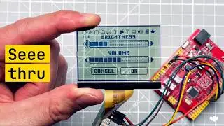 Прозрачный ЖК-дисплей с Arduino UNO