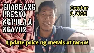 UPDATED PRICE NG SCARP METALS AT SA PAG TAAS NG PRESYO NG TANSO!