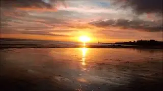 'Beach Dawn'- Sunrise Tynemouth Reflections Music 'The Dance'  by Shoji Matsumoto