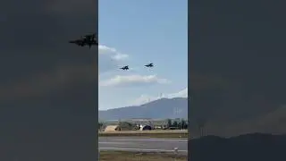 Two French Air Force Rafale Fighter Jets #shorts #aviation #france #greece