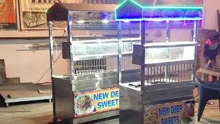 Fast food gas bhatti || available in single burner || 2 burner || 3 burner || with led lights.