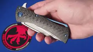 НОЖ MARFIONE CUSTOM CLOSER CARBON BLUE USA
