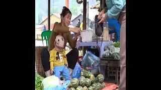 🎃 Harvesting Zucchini & Selling at the Market | Steamed Egg Tomato Recipe 🍅🍳#trending #single #mom