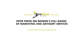 BeeSeen's Full Range of Marketing and Advisory Services