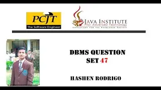 DBMS QUESTION SET 47#episode47